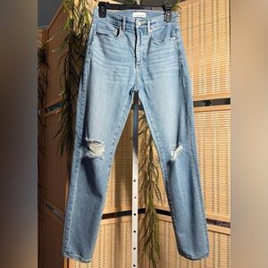 LOFT Light Blue Straight Leg Jeans Size 26/2